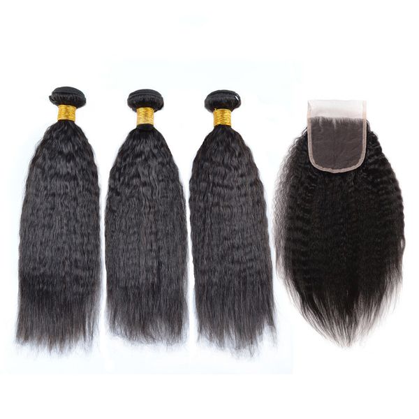 viya peruvian kinky straight yaki human hair bundles with lace closure middle three part 8a natural color ing, Black;brown
viya peruvian kinky straight yaki human hair bundles with lace closure middle three part 8a natural color ing, Black;brown