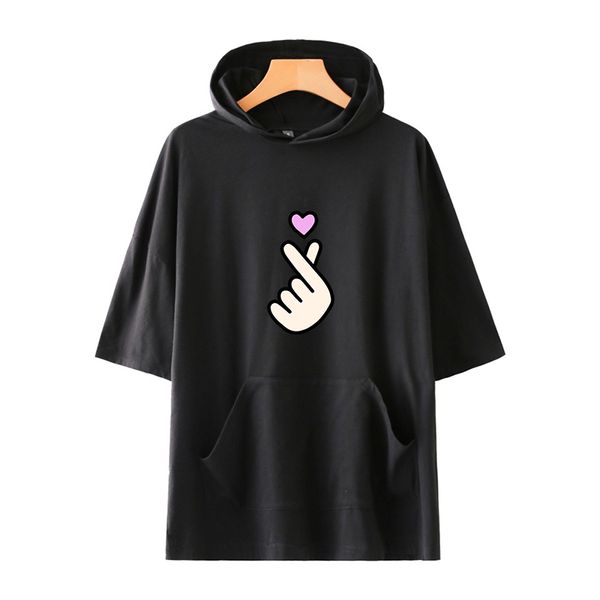 harajuku kawaii heart finger printed hooded t-shirt women/men summer short sleeve t shirt 2019 streetwear tshirt, White
harajuku kawaii heart finger printed hooded t-shirt women/men summer short sleeve t shirt 2019 streetwear tshirt, White