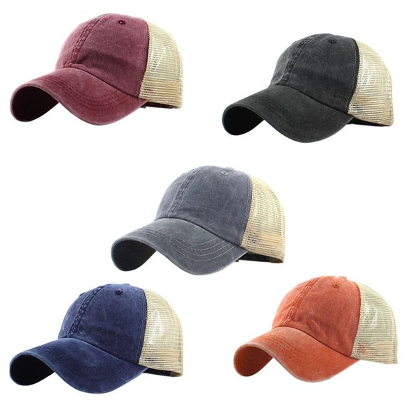 size mesh baseball cap men women adjustable washed cotton shade sun outdoor sports hat winter hat cap, Blue;gray
size mesh baseball cap men women adjustable washed cotton shade sun outdoor sports hat winter hat cap, Blue;gray