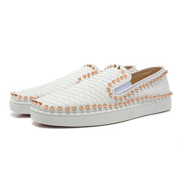 wholesale crocodile grain outdoor leather white, black spikes roller boat men wedding casual shoes , luxury red bottom loafers sneakers
wholesale crocodile grain outdoor leather white, black spikes roller boat men wedding casual shoes , luxury red bottom loafers sneakers