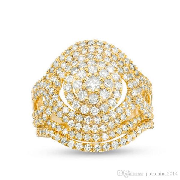 vintage couple rings fashion jewelry 925 sterling silver&gold fill pave white sapphire cz diamond eternity women wedding bridal ring set, Slivery;golden
vintage couple rings fashion jewelry 925 sterling silver&gold fill pave white sapphire cz diamond eternity women wedding bridal ring set, Slivery;golden