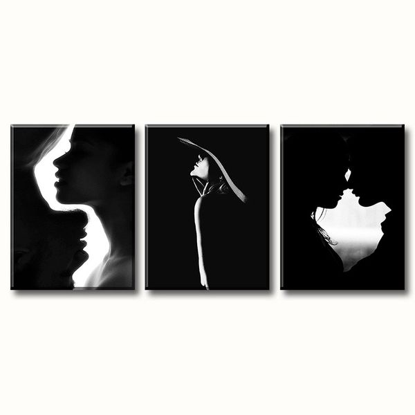 3шт / набор пара аннотация wall art романтичные любовники sexy черный и белый современный минималистский декор работа для парой спальня глав
3шт / набор пара аннотация wall art романтичные любовники sexy черный и белый современный минималистский декор работа для парой спальня глав