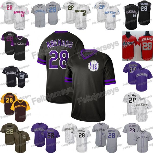28 Nolan Arenado Colorado Arenado Stitched Rockies Baseball Jerseys Fast Free Shipping Size S to 3XL
28 Nolan Arenado Colorado Arenado Stitched Rockies Baseball Jerseys Fast Free Shipping Size S to 3XL