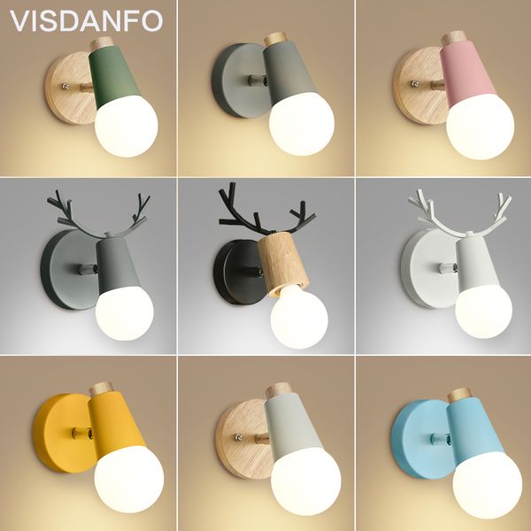visdanfo nordic creative personality simple led wall lamps living room bedroom bedside children's room antler wall light fixture
visdanfo nordic creative personality simple led wall lamps living room bedroom bedside children's room antler wall light fixture