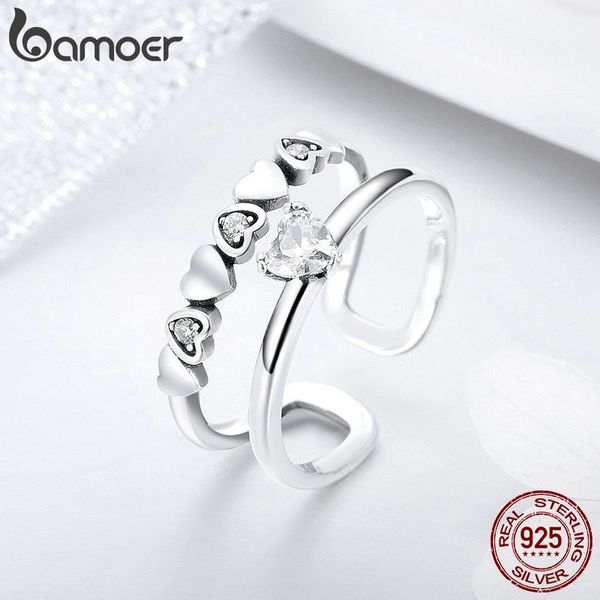 wholesale- silver elegant heart to heart clear cubic zircon open size rings for women silver jewelry anniversary birthday gift, Slivery;golden
wholesale- silver elegant heart to heart clear cubic zircon open size rings for women silver jewelry anniversary birthday gift, Slivery;golden