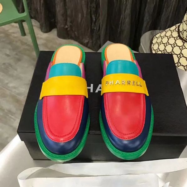 baotou slippers for men and women 2019 soft cowhide outdoor slippers designer slippers size:35-40 with box y98, Black
baotou slippers for men and women 2019 soft cowhide outdoor slippers designer slippers size:35-40 with box y98, Black