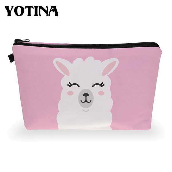 yotina travel cosmetic bag 3d llama print makeup case women zipper make up organizer storage pouch toiletry wash bags
yotina travel cosmetic bag 3d llama print makeup case women zipper make up organizer storage pouch toiletry wash bags