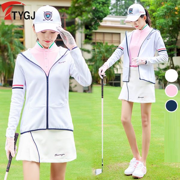 women golf clothing long sleeve golf ball jacket hooded full zip cardigan windproof warm sportswear apparel, Red;blue
women golf clothing long sleeve golf ball jacket hooded full zip cardigan windproof warm sportswear apparel, Red;blue