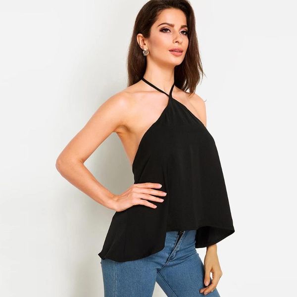 women hanging neck tank casual sleeveless shirts blouse women crop colete feminino summer 2020 g35, White
women hanging neck tank casual sleeveless shirts blouse women crop colete feminino summer 2020 g35, White