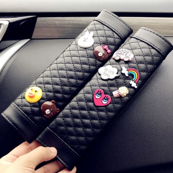 2pcs leather seat belt cover pad adjuster car safety belt device baby child protector positioner car seat cover cartoon styling
2pcs leather seat belt cover pad adjuster car safety belt device baby child protector positioner car seat cover cartoon styling