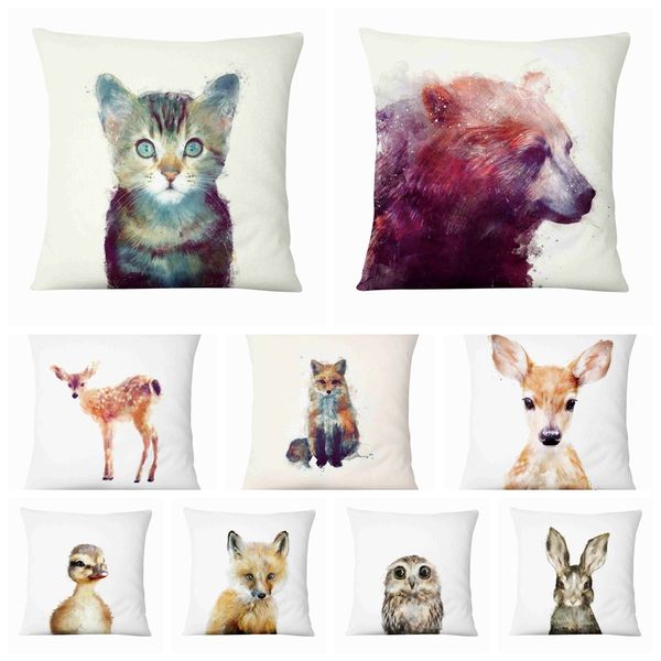 super soft velvet printed cushion creative watercolor animal home pillow decoration home decor sofa throw pillow 45*45cm
super soft velvet printed cushion creative watercolor animal home pillow decoration home decor sofa throw pillow 45*45cm
