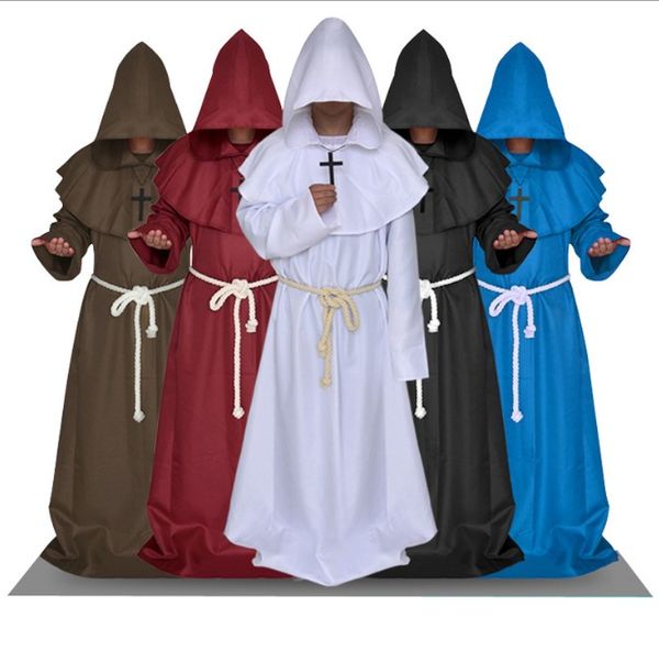 men designer costumes halloween costumes medieval monks robes priests christian churches clothing mens priest costume, Black;red
men designer costumes halloween costumes medieval monks robes priests christian churches clothing mens priest costume, Black;red