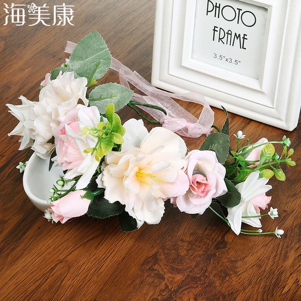 haimeikang rose carnation peony flower crown bridal floral headband wreath wedding hairbands hair accessories women bridesmaid
haimeikang rose carnation peony flower crown bridal floral headband wreath wedding hairbands hair accessories women bridesmaid