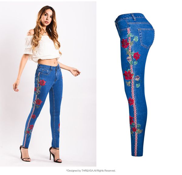 новый горячий vogue джинсы женщины stretch сыпучие джинсовые брюки цветочные 3d вышивка bleach рваные штаны женский эластичные джинсы брюки, Blue
новый горячий vogue джинсы женщины stretch сыпучие джинсовые брюки цветочные 3d вышивка bleach рваные штаны женский эластичные джинсы брюки, Blue