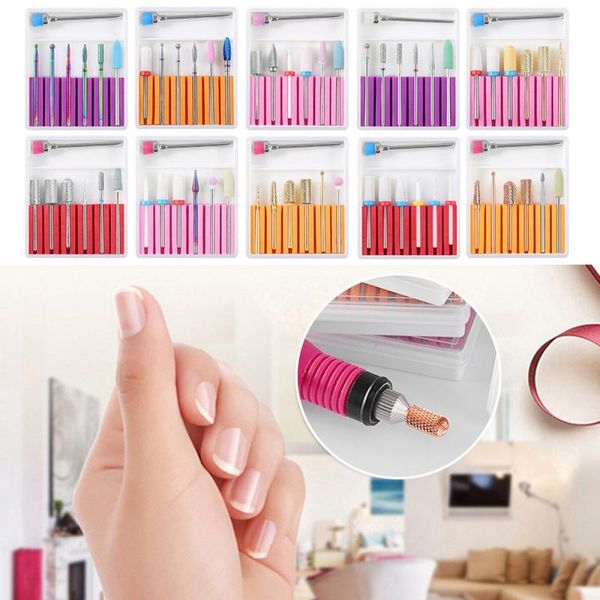 7pcs boxed grinding head nail drill bits set with gel polishing tips tool kits electric tungsten steel carbide bit nail art tool
7pcs boxed grinding head nail drill bits set with gel polishing tips tool kits electric tungsten steel carbide bit nail art tool