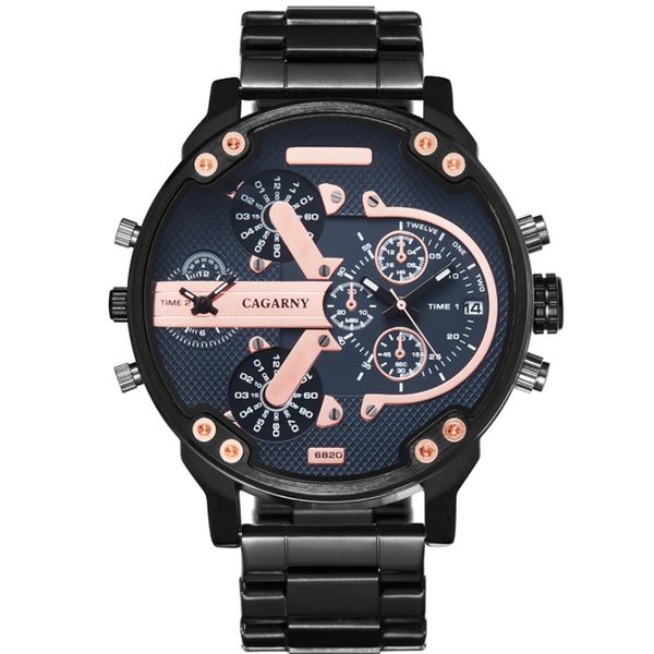 cool big case men watch cagarny relogio masculino black stainless steel mens quartz clock watch man hours, Slivery;brown
cool big case men watch cagarny relogio masculino black stainless steel mens quartz clock watch man hours, Slivery;brown