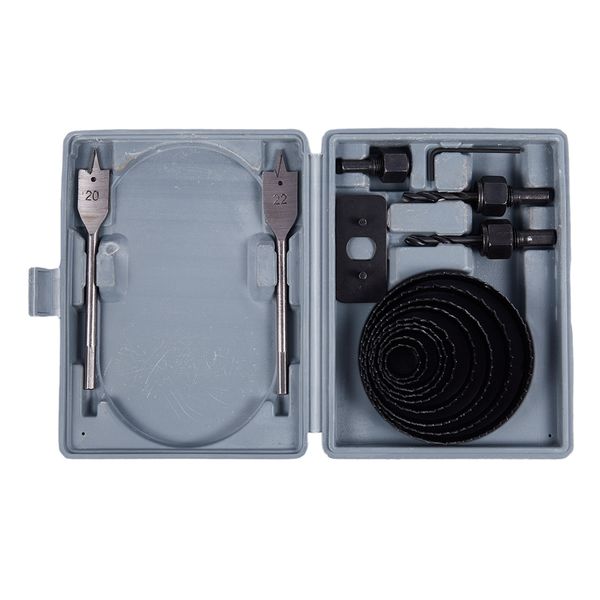 14 pieces 7/8 inch-4 inch hole saw kit hex key and drive plate for wood pvc board plastic plate drilling
14 pieces 7/8 inch-4 inch hole saw kit hex key and drive plate for wood pvc board plastic plate drilling