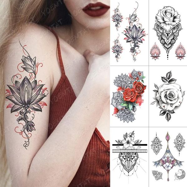 geometric flower rose eye leaves waterproof temporary tattoo sticker diamond peony black tattoos body art arm fake tatoo
geometric flower rose eye leaves waterproof temporary tattoo sticker diamond peony black tattoos body art arm fake tatoo
