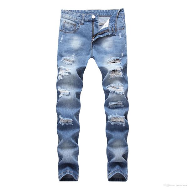 mens straight long trousers ripped holes design male blue jeans hommes slim denim pants fashion streetwear jeans
mens straight long trousers ripped holes design male blue jeans hommes slim denim pants fashion streetwear jeans