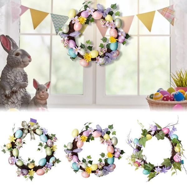 easter rattan wreath foam easter eggs artificial multi-purpose door hanging garland for home party decoration
easter rattan wreath foam easter eggs artificial multi-purpose door hanging garland for home party decoration
