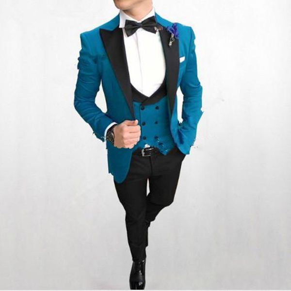 new selling one button wedding groom tuxedos peak lapel groomsmen mens dinner blazer suits (jacket+pants+vest+tie) 513, Black;gray
new selling one button wedding groom tuxedos peak lapel groomsmen mens dinner blazer suits (jacket+pants+vest+tie) 513, Black;gray