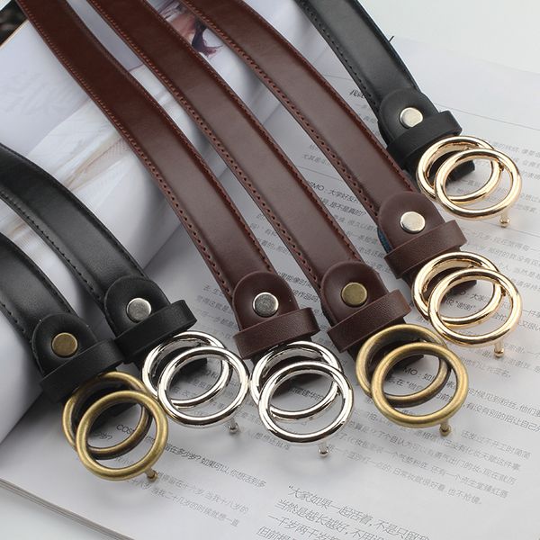 new pattern casual eyelets pu leather belt for women female gold round pin buckle wide jean waist belt double loop smooth buckle, Black;brown
new pattern casual eyelets pu leather belt for women female gold round pin buckle wide jean waist belt double loop smooth buckle, Black;brown