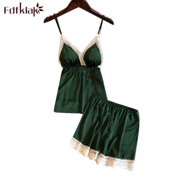 fdfklak lace summer nightwear clothes women pajamas set silk sleepwear pijamas short slim lounge women's pyjamas sets, Blue;gray
fdfklak lace summer nightwear clothes women pajamas set silk sleepwear pijamas short slim lounge women's pyjamas sets, Blue;gray