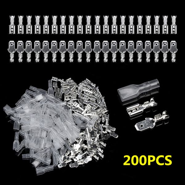 200pcs / серия 2.8 / 4.8 / 6,3 мм провод разъемы различного kit обжимных женские / мужская spade клеммы с прозрачным изолирующим рукавом
200pcs / серия 2.8 / 4.8 / 6,3 мм провод разъемы различного kit обжимных женские / мужская spade клеммы с прозрачным изолирующим рукавом