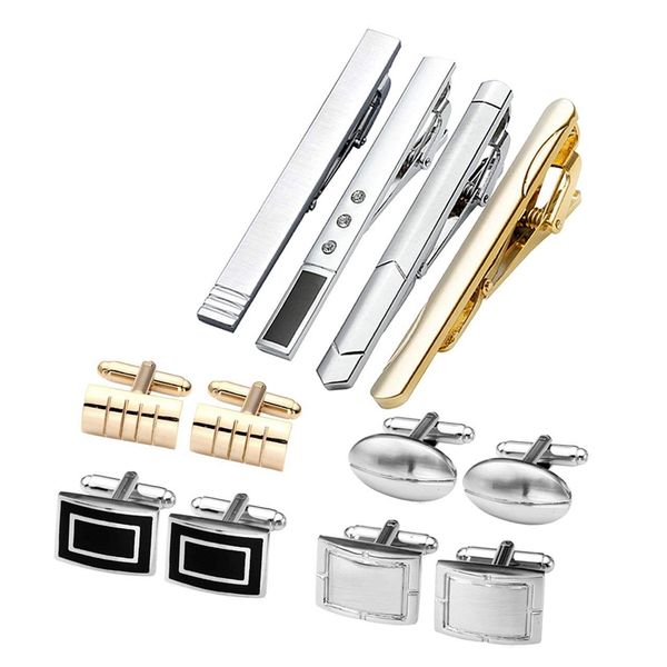 12pcs alloy men's classic silver cufflinks and tie bar set for french cuff dress shirts, Silver;golden
12pcs alloy men's classic silver cufflinks and tie bar set for french cuff dress shirts, Silver;golden