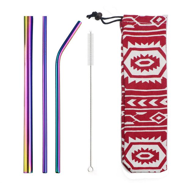 new drinking straw stainless steel reusable straw eco-friendly glass straws straight bend set cleaner brush bag bar accessories
new drinking straw stainless steel reusable straw eco-friendly glass straws straight bend set cleaner brush bag bar accessories
