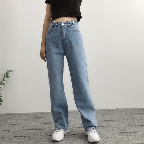 wide leg jeans women high waist denim pants ladies trousers vintage loose casual jeans vaqueros mujer women, Blue
wide leg jeans women high waist denim pants ladies trousers vintage loose casual jeans vaqueros mujer women, Blue