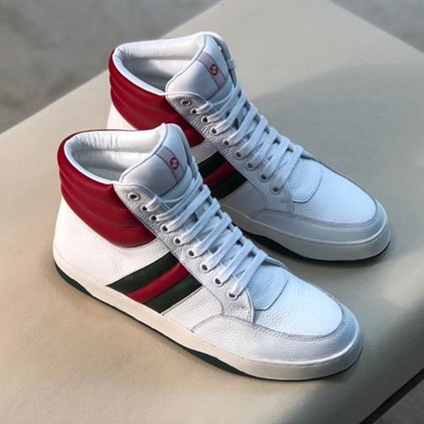 Роскошные Ace Stripe Signature Высокие кроссовки Мужские модные туфли Мягкие лоскутные пе
Роскошные Ace Stripe Signature Высокие кроссовки Мужские модные туфли Мягкие лоскутные пе