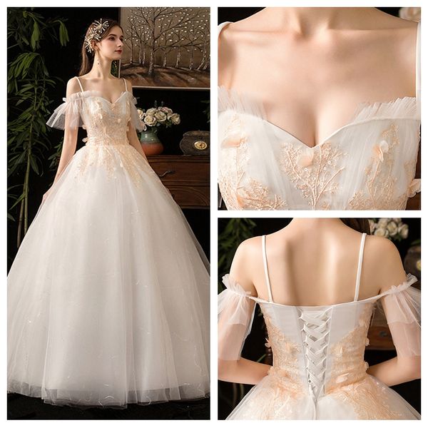 2019 романтический цветочный спагетти бисером свадебное платье elegant a-line кружева аппликации белое платье свадебное с poet рукавом сваде, White
2019 романтический цветочный спагетти бисером свадебное платье elegant a-line кружева аппликации белое платье свадебное с poet рукавом сваде, White