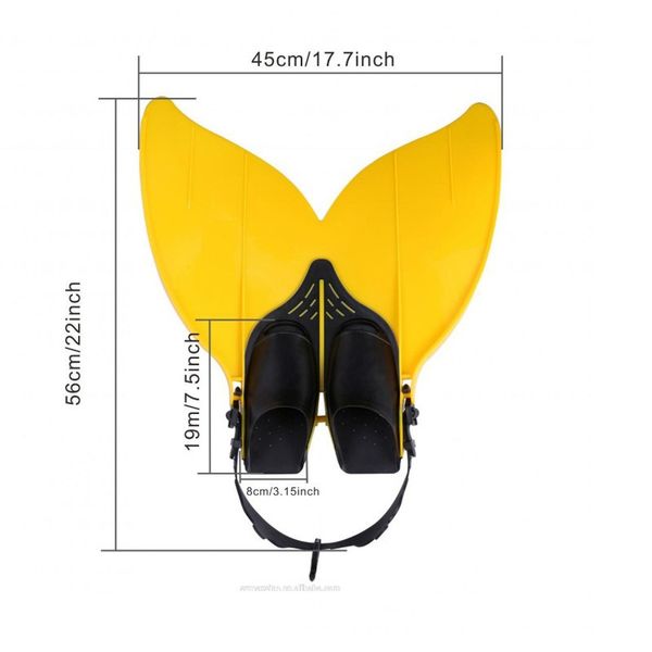 2 color swimming fins training flipper mermaid swim fin swimming foot flipper diving feet tail single swimming fins
2 color swimming fins training flipper mermaid swim fin swimming foot flipper diving feet tail single swimming fins