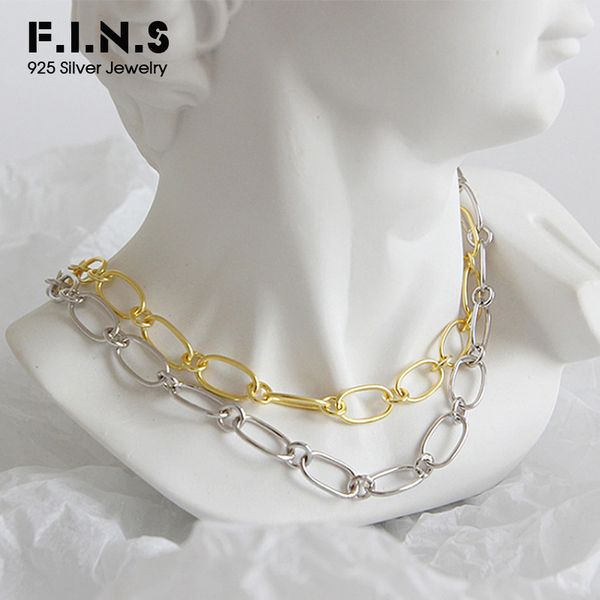 f.i.n.s classic s925 sterling silver gold silver link chain necklaces for women 925 silver choker necklace fine jewelry
f.i.n.s classic s925 sterling silver gold silver link chain necklaces for women 925 silver choker necklace fine jewelry