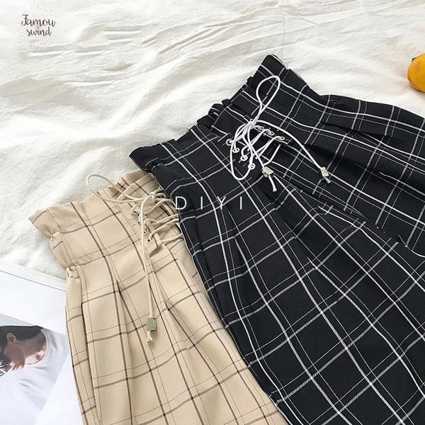 японский harajuku повседневные брюки женщины 2019 up lace моды высокой талией голеностопного длина сыпучие плед шаровары, Black;white
японский harajuku повседневные брюки женщины 2019 up lace моды высокой талией голеностопного длина сыпучие плед шаровары, Black;white