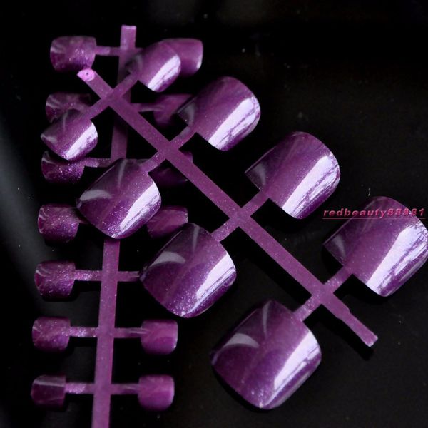 24pcs beautiful artificial false toe nail tips polish uv gel acrylic nail art deep purple #n0100t, Red;gold
24pcs beautiful artificial false toe nail tips polish uv gel acrylic nail art deep purple #n0100t, Red;gold