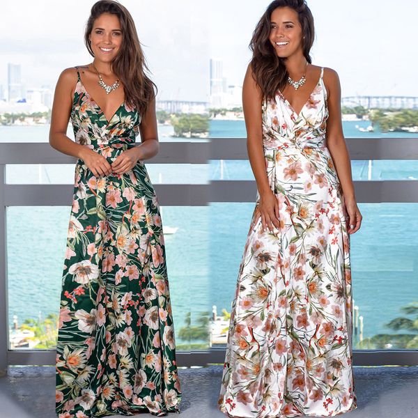 women clothes new summer dress elegant long dressfloral print boho dress women evening party dress sundress plus size xxl, Black;gray
women clothes new summer dress elegant long dressfloral print boho dress women evening party dress sundress plus size xxl, Black;gray