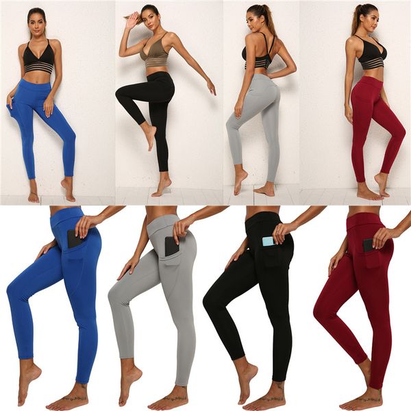 women autumn gym clothing fitness leggings with packet high waist exercise wear lift butts sport wear solid color winter athletic pants, White;black
women autumn gym clothing fitness leggings with packet high waist exercise wear lift butts sport wear solid color winter athletic pants, White;black