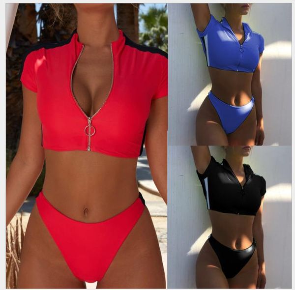 new european and american zipper bikini explosive women's swimming suit in 2019
new european and american zipper bikini explosive women's swimming suit in 2019