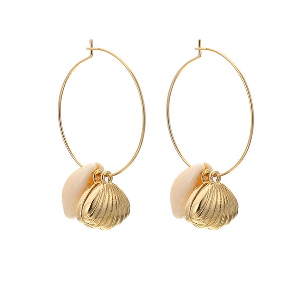 2pcs women drop earrings fashion shells creative pearl alloy conch drop earrings jewelry round gold kolczyki wiszace 30jul16, Golden;silver
2pcs women drop earrings fashion shells creative pearl alloy conch drop earrings jewelry round gold kolczyki wiszace 30jul16, Golden;silver