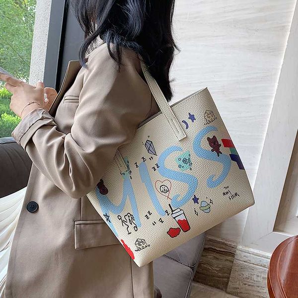 new french design fashion large-capacity bucket bag & elegant cartoon printed shoulder bag handbag width 34cm height 27cm
new french design fashion large-capacity bucket bag & elegant cartoon printed shoulder bag handbag width 34cm height 27cm