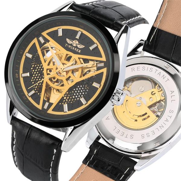 unique design skeleton mechancial watches men self wind automatic watch for man leather band brand timepieces male, Slivery;brown
unique design skeleton mechancial watches men self wind automatic watch for man leather band brand timepieces male, Slivery;brown