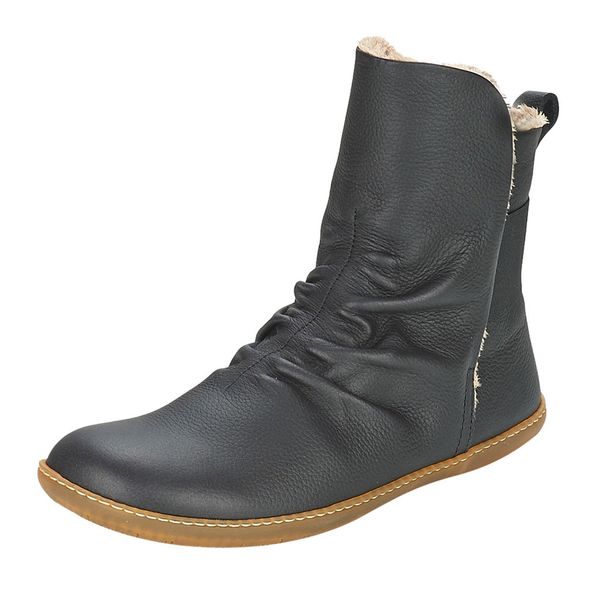 women's fashion casual vintage winter warm short ankle boots slip on flat shoes autumn winter flat boot botas mujer, Black
women's fashion casual vintage winter warm short ankle boots slip on flat shoes autumn winter flat boot botas mujer, Black
