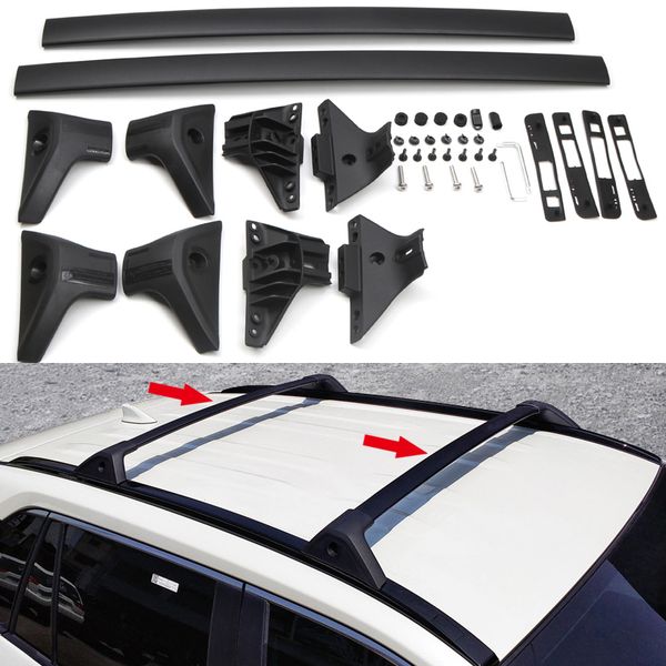 

car roof rack cross bars lockable bar luggage cargo carrier rack compatible fit for toyota rav4 2019 2020