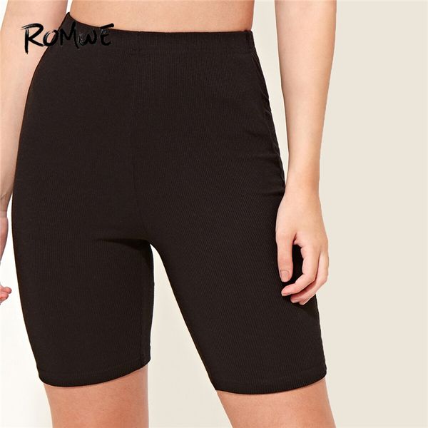romwe sport black solid ribbed cycling shorts women summer 2019 yoga sport tights leggings fitness jogging plain biker shorts, White;red
romwe sport black solid ribbed cycling shorts women summer 2019 yoga sport tights leggings fitness jogging plain biker shorts, White;red