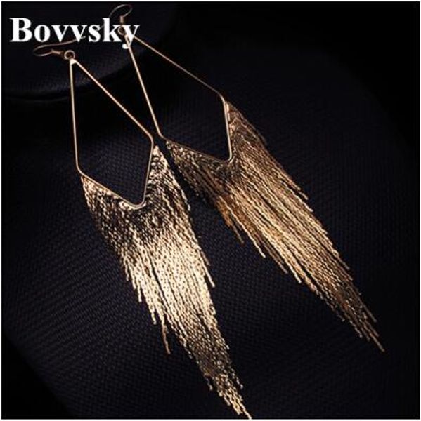 2019 geometric dangle gold color metal elegant large earrings long design vintage tassel drop dangle earrings, Silver
2019 geometric dangle gold color metal elegant large earrings long design vintage tassel drop dangle earrings, Silver