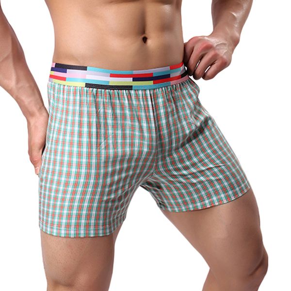 new men classic plaid tartan boxer shorts trunk home sleep cotton comfort underwear, Black;brown
new men classic plaid tartan boxer shorts trunk home sleep cotton comfort underwear, Black;brown
