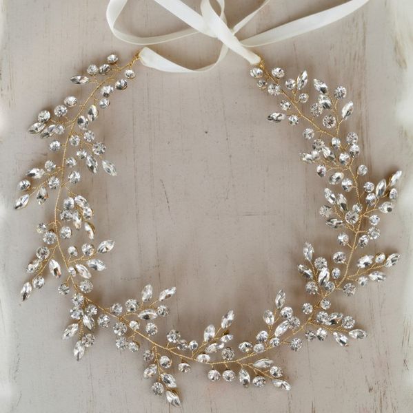 jonnafe stunning rhinestone tiara wedding hair vine accessories gold bridal headband women jewelry headpiece, Golden;white
jonnafe stunning rhinestone tiara wedding hair vine accessories gold bridal headband women jewelry headpiece, Golden;white