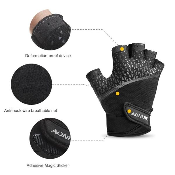 2019 outdoor short finger gloves cycling anti-slip breathable men women half finger climbing hunting outdoor gloves, Black
2019 outdoor short finger gloves cycling anti-slip breathable men women half finger climbing hunting outdoor gloves, Black